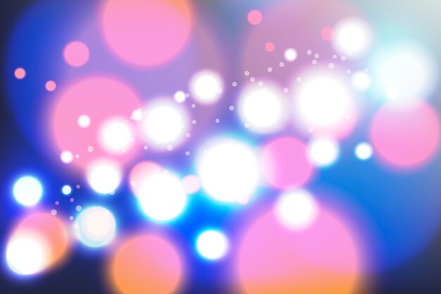 Bokeh de fondo realista