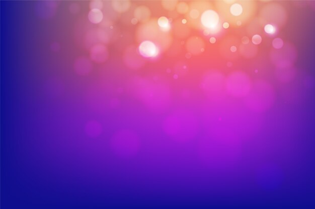 Bokeh de fondo realista