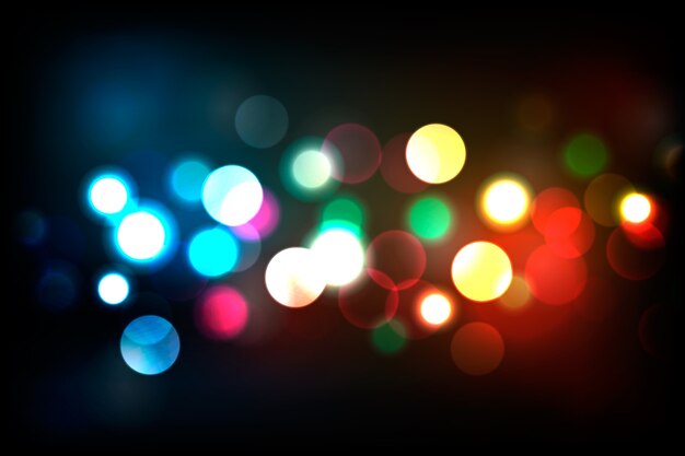 Bokeh de fondo realista