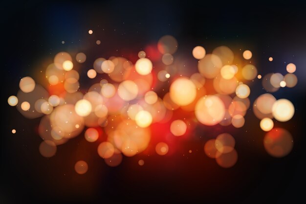 Bokeh de fondo realista