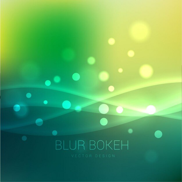 Bokeh de fondo verde