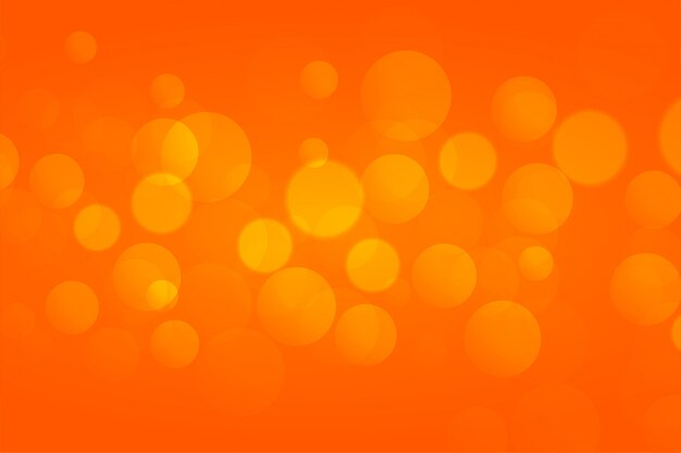 Bokeh naranja luces de fondo con texto soace