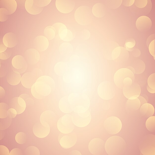 Bokeh de oro rosa luces de fondo