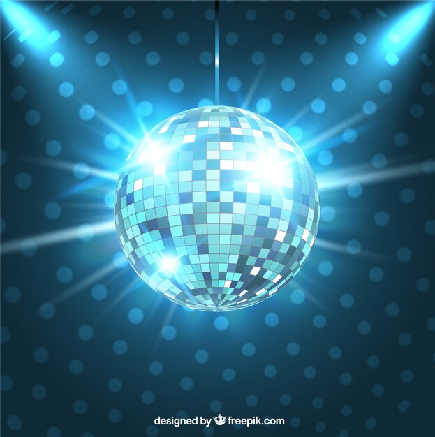 Bola de discoteca brillante