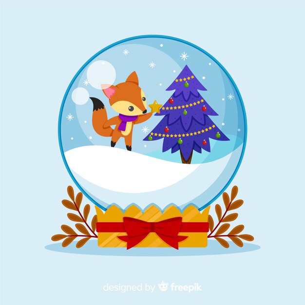 Bola de navidad de cristal