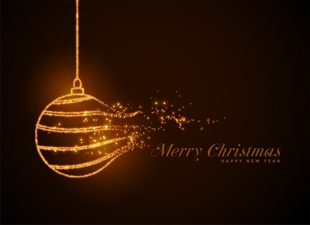Bola de navidad hecha
