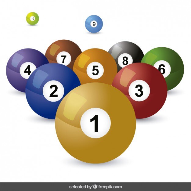 Vector gratuito bolas coloridas de billar