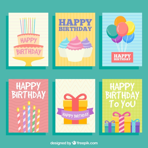 Bonitas tarjetas de cumpleaños 