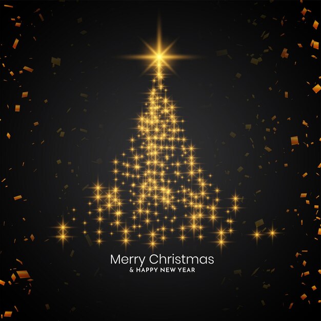 Bonito Feliz Navidad la temporada festiva de celebración de fondo