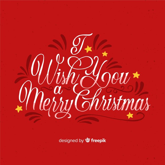 Bonito fondo con letras de navidad