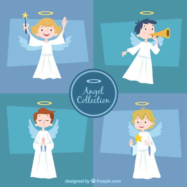 Bonito pack de ángel de navidad