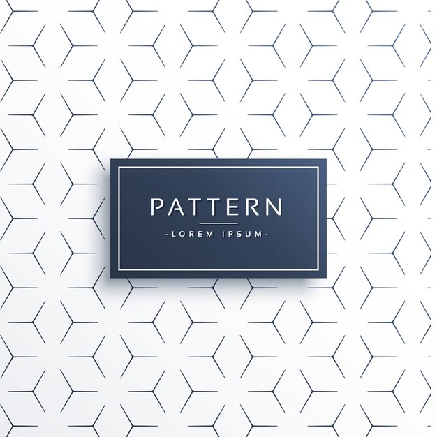 Bonito patrón decorativo geométrico