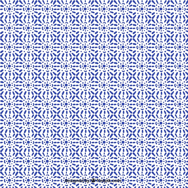 Vector gratuito bonito patrón ornamental de mosaico