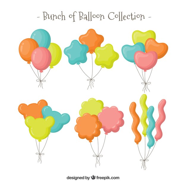 Bonitos y coloridos globos decorativos