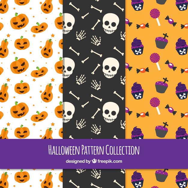 Bonitos patrones de halloween 