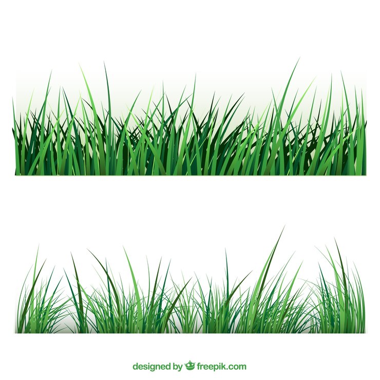 Vector gratuito bordes de hierba