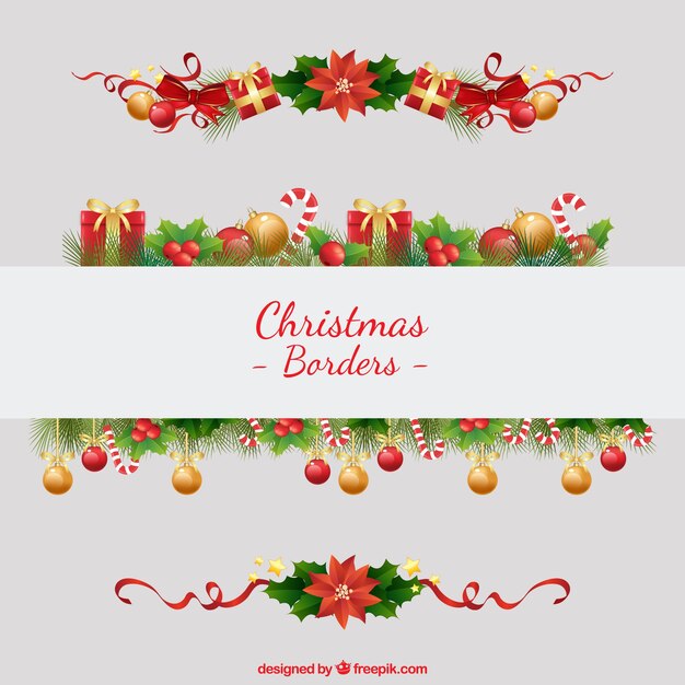 Bordes de Navidad