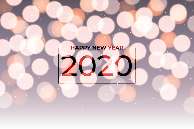 Borroso año nuevo 2020