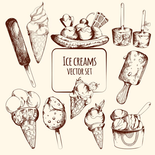 Bosquejo De Helado