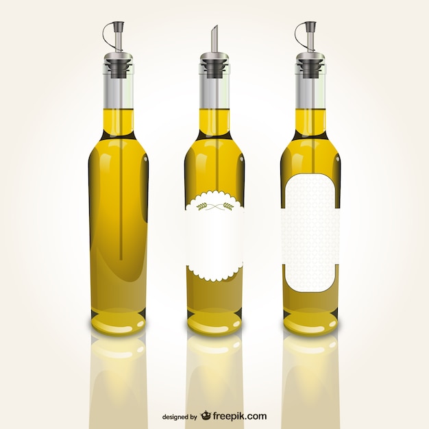 Botellas de aceite de oliva