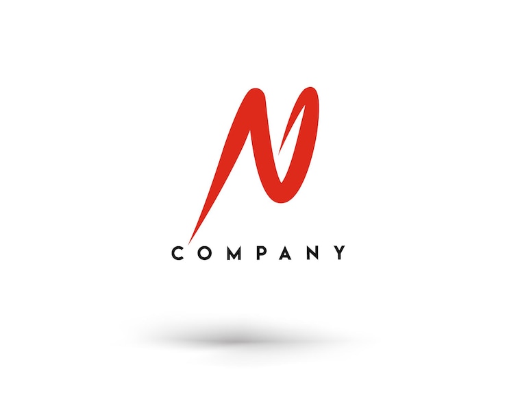 Vector gratuito branding identity corporate vector logo n design.