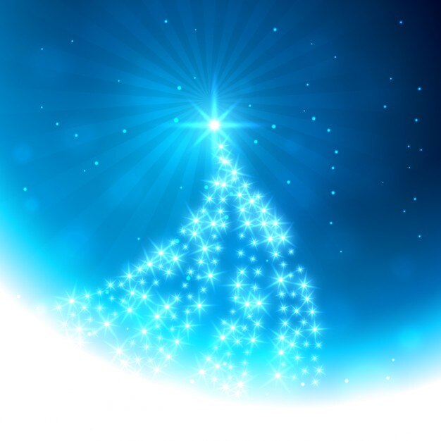 brillante árbol de navidad