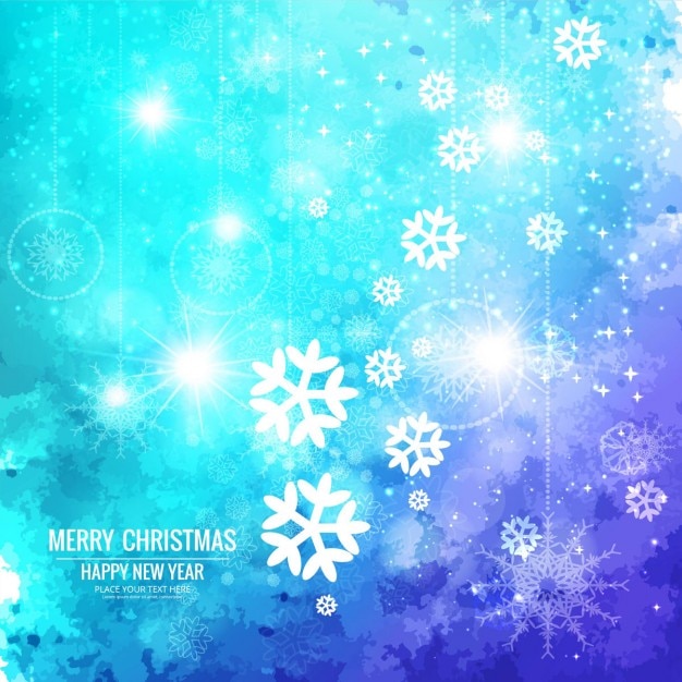 Vector gratuito brillante fondo azul, feliz navidad