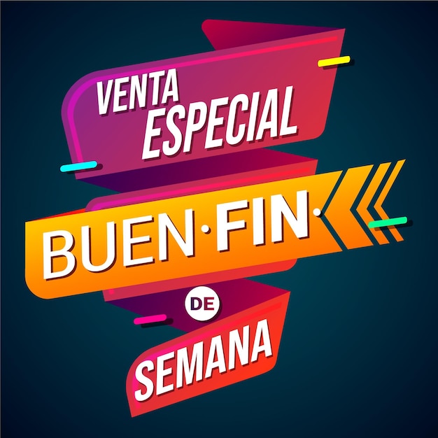 Buen fin día concepto