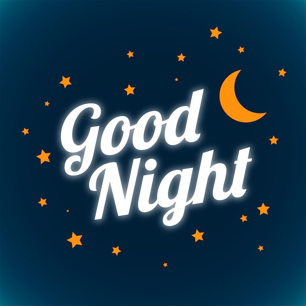 Buenas noches y dulces sueños brillantes diseño de letras