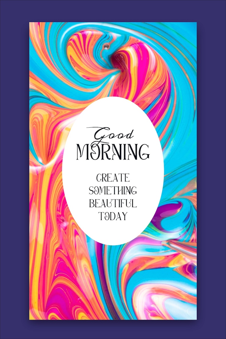 Buenos días diseño de historias de Instagram