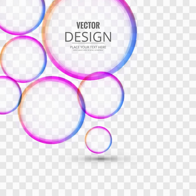 Vector gratuito burbujas de colores