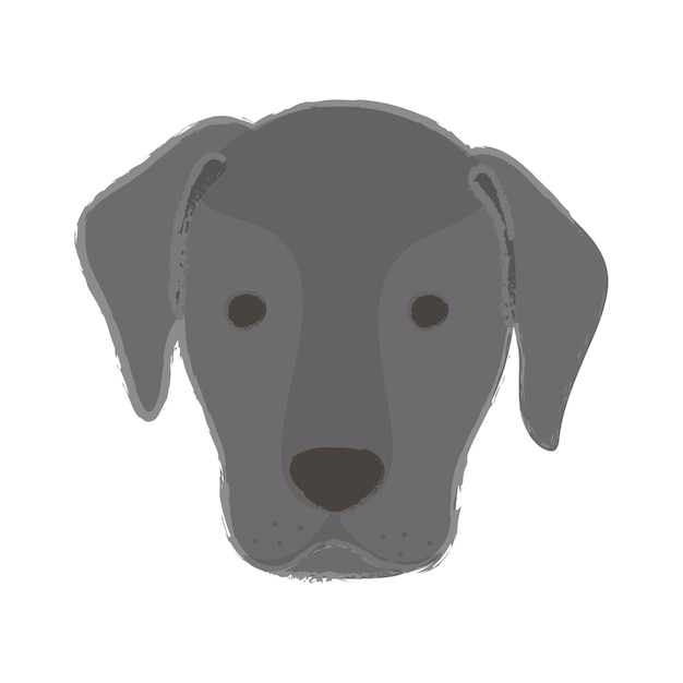 Vector gratuito cachorros mejor amigo perro amantes compañero raza icono