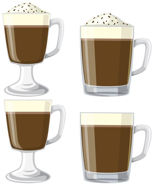 Café helado con crema batida encima