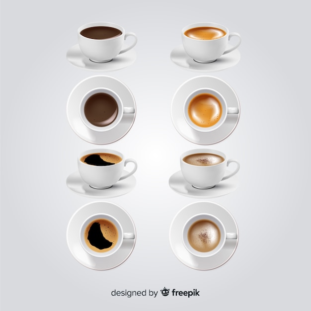 Café en tazas