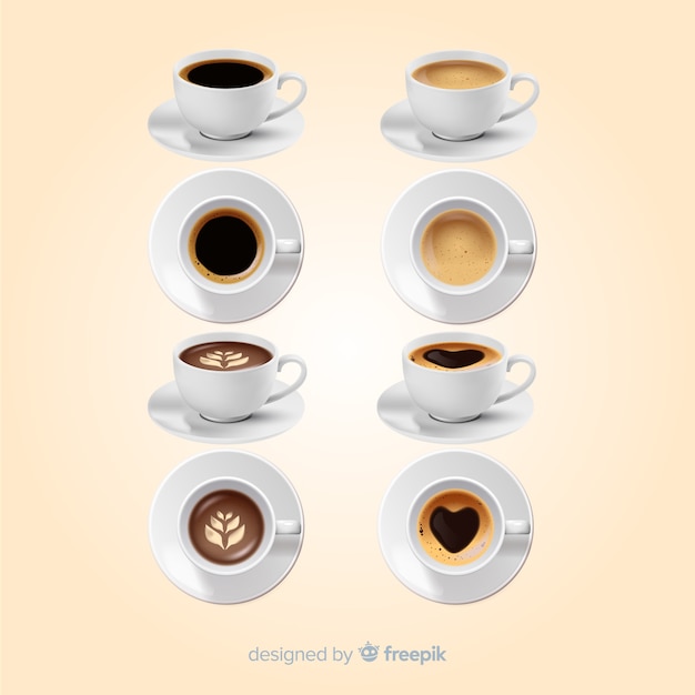 Café en tazas