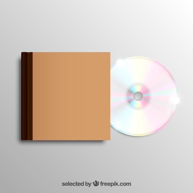 Vector gratuito caja cd