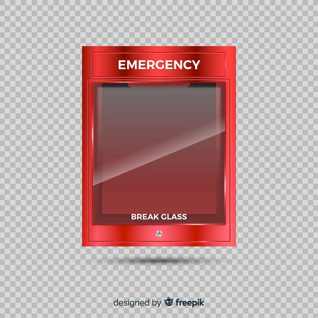 Caja de emergencia vacía