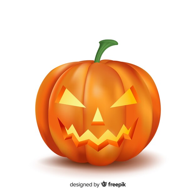 Calabaza de halloween realista