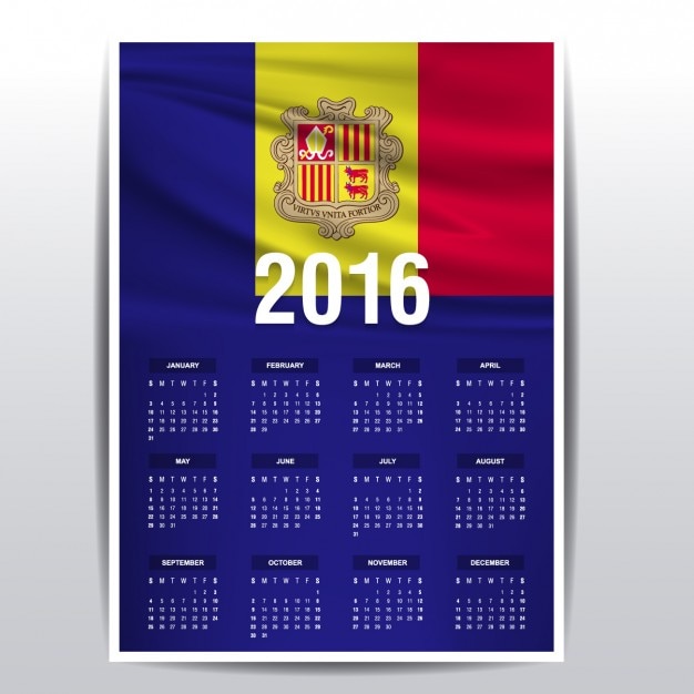 Calendario de 2016 de moldavia