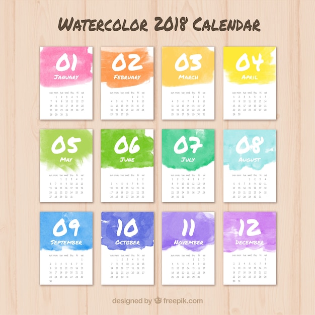 Calendario 2018