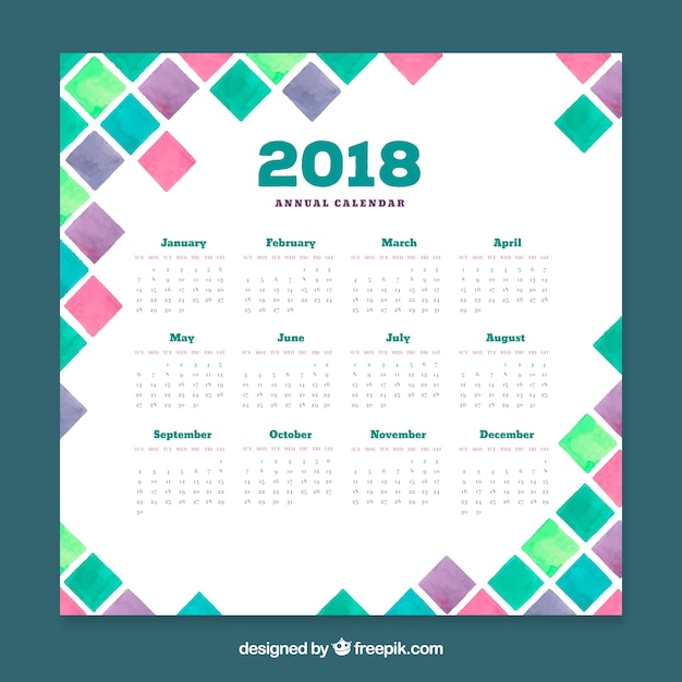 Calendario 2018