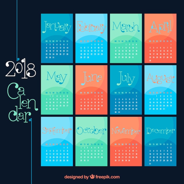 Calendario 2018