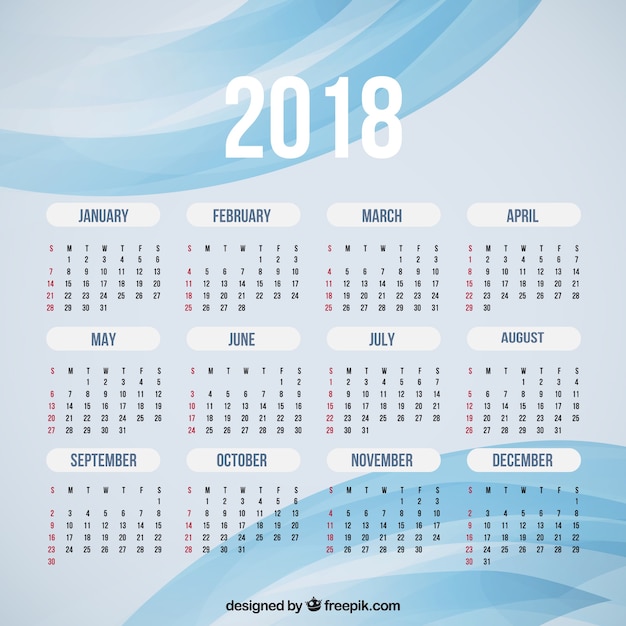 Calendario 2018