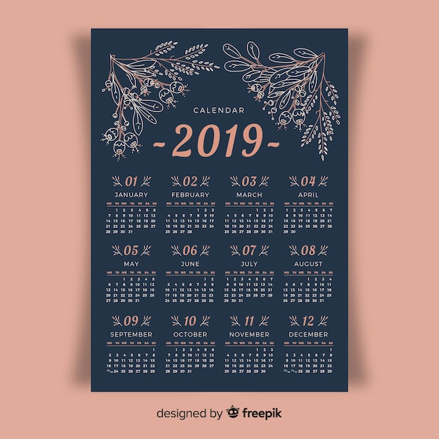 Calendario 2019