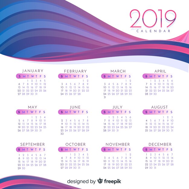 Calendario 2019