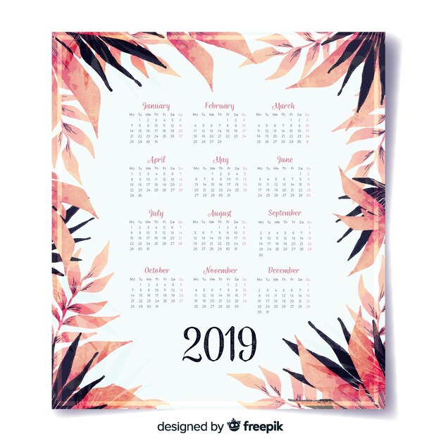 Calendario 2019