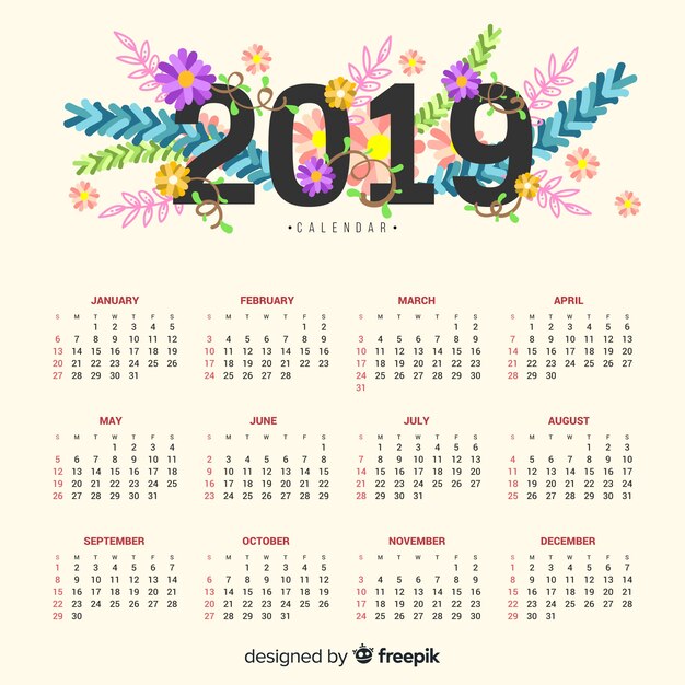 Calendario 2019