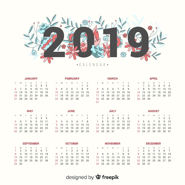 Calendario 2019