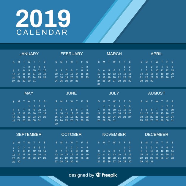 Calendario 2019