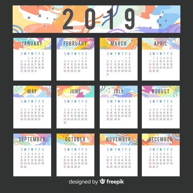 Calendario 2019